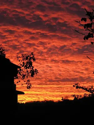 Amanecer o atardecer desde el hostal o pensión o alrededores