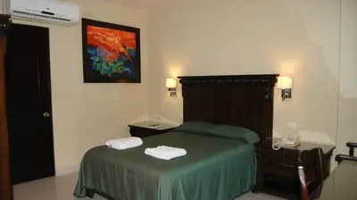 Cama o camas de una habitación en Hotel San Francisco