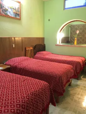 Cama o camas de una habitación en Hotel Cosoleacaque Centro