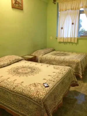 Cama o camas de una habitación en Hotel Cosoleacaque Centro