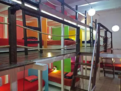 Litera o literas de una habitación en Iguana Hostel Oaxaca