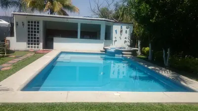 Piscina en o cerca de Quinta Belu Oaxtepec