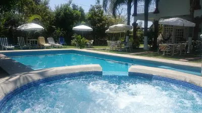 Piscina en o cerca de Quinta Belu Oaxtepec