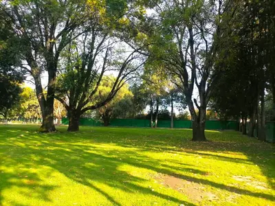 Jardín al aire libre en Villas Arqueologicas Cholula
