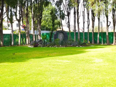 Jardín al aire libre en Villas Arqueologicas Cholula