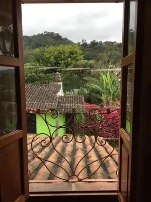 Un balcón o terraza de Casa Miguel Arcangel