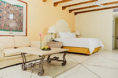 Cama o camas de una habitación en Quinta Real Huatulco