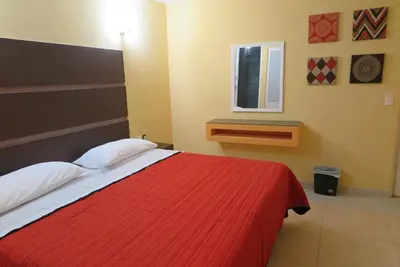 Cama o camas de una habitación en Hotel Bonaday