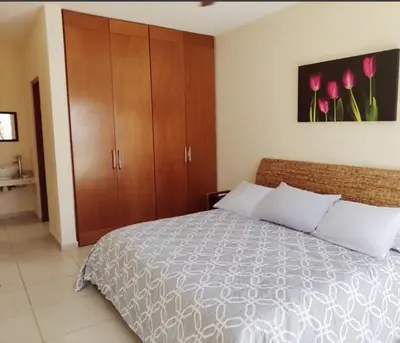 Cama o camas de una habitación en Casa Diamante en Zona Diamante