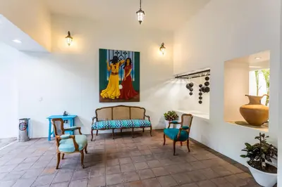 Zona de estar de NaNa Vida Hotel Oaxaca