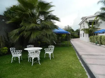 Jardín al aire libre en Hotel Terrazas Inn