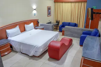 Cama o camas de una habitación en Autohotel Ilussion