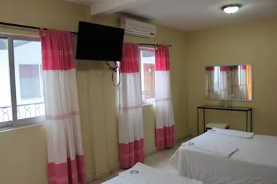Cama o camas de una habitación en Hotel Casablanca Tuxtla