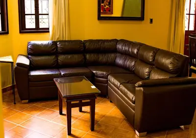 Zona de estar de Suites Bello Xochimilco