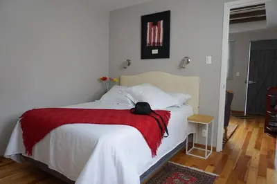Cama o camas de una habitación en Centenario 29