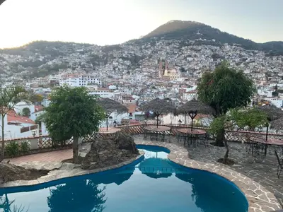 Vista general de una montaña o vista desde el hotel