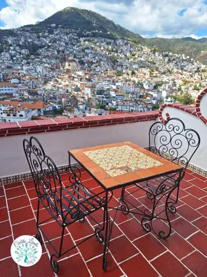 Vista general de una montaña o vista desde el hotel