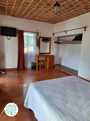 Cama o camas de una habitación en Hotel Cielito Lindo, Taxco