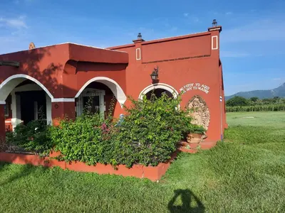 Jardín al aire libre en Hacienda Santa Clara, Morelos, Tenango, Jantetelco