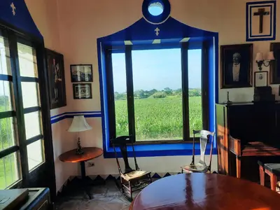 Una televisión o centro de entretenimiento en Hacienda Santa Clara, Morelos, Tenango, Jantetelco