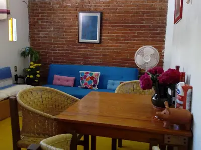 Zona de estar de Casa Mixteca Santo Domingo Oaxaca