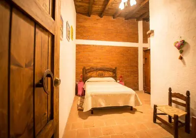 Cama o camas de una habitación en Hotel Boutique Rincon Sagrado