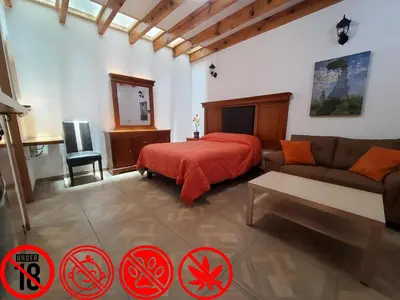 Cama o camas de una habitación en Villa Alfonsina