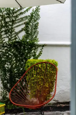 Jardín al aire libre en Gente de Más Bnb