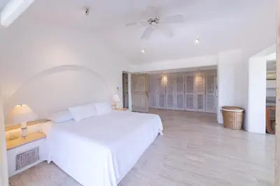 Cama o camas de una habitación en Exclusiva Villa Lontananza en Las Brisas, Acapulco