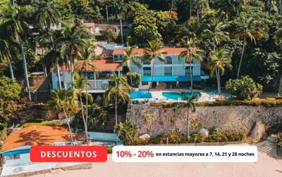 Piscina en o cerca de Exclusiva Villa frente al Mar en Playa Pichilingue, Acapulco