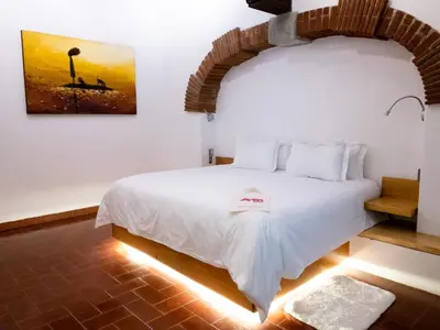Cama o camas de una habitación en Agrado Guest House