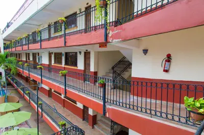 Un balcón o terraza de Hotel Hacienda María Eugenia Acapulco