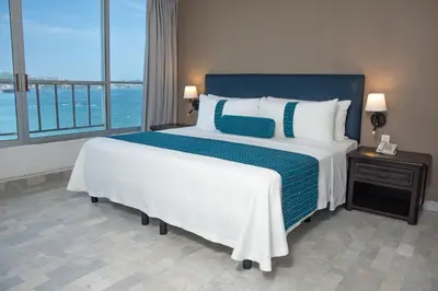 Cama o camas de una habitación en Ritz Acapulco All Inclusive