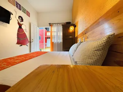 Cama o camas de una habitación en Hotel Escalada