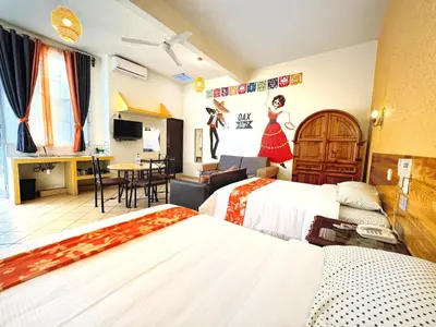 Cama o camas de una habitación en Hotel Escalada