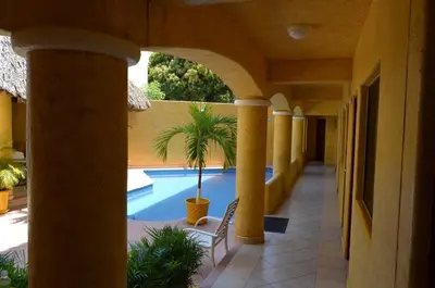 Piscina en o cerca de Villas La Lupita