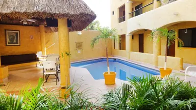 Piscina en o cerca de Villas La Lupita