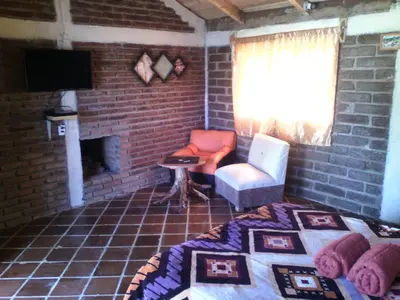 Zona de estar de Cabanas Sierra Nublada