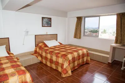 Cama o camas de una habitación en Hotel Symer