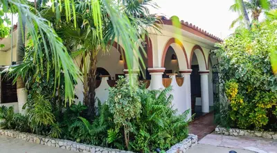Jardín al aire libre en Villas Carrizalillo