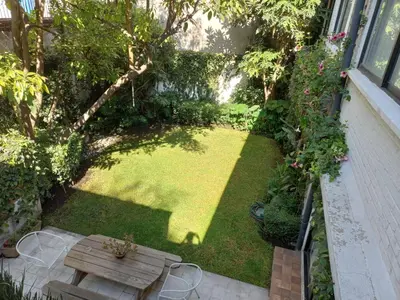 Jardín al aire libre en Coyoacan City Lofts