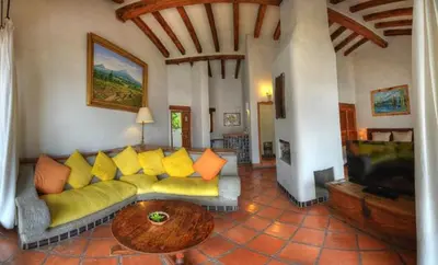 Zona de estar de Posada de la Mision, Hotel Museo y Jardin