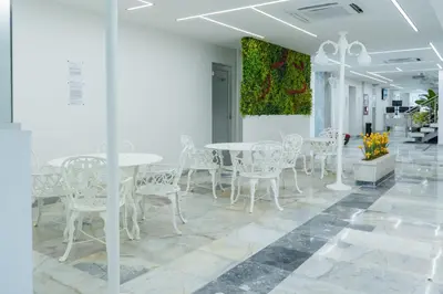 Zona de estar de Hawaii Hotel Veracruz