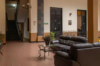 Zona de estar de Hotel San Angel
