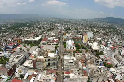 Vista general de Tuxtla Gutiérrez o vista desde el hotel