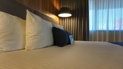Cama o camas de una habitación en Comfort Inn Cordoba