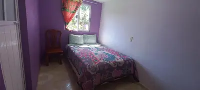 Cama o camas de una habitación en Hotel Bosques
