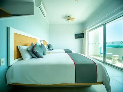 Cama o camas de una habitación en Hotel DC Boutique & SPA