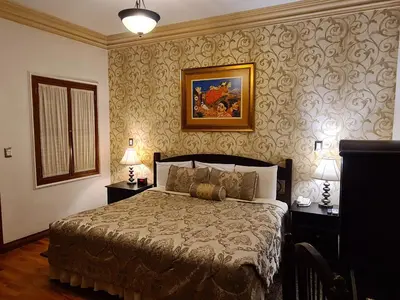 Cama o camas de una habitación en Hotel Casa Divina Oaxaca