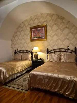 Cama o camas de una habitación en Hotel Casa Divina Oaxaca